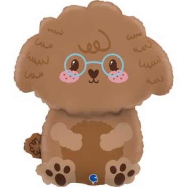 Cute Toy Poodle Shape Foil Balloon - 71