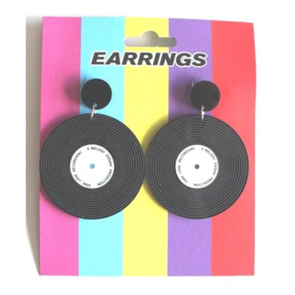 Record Earrings