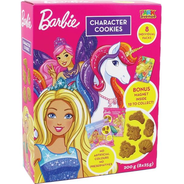 Barbie Character Cookies Box