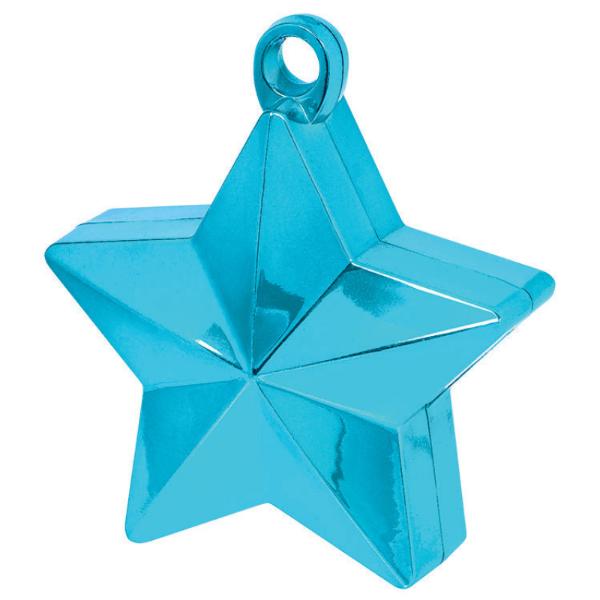 Caribbean Blue Star Balloon Weight - 170g