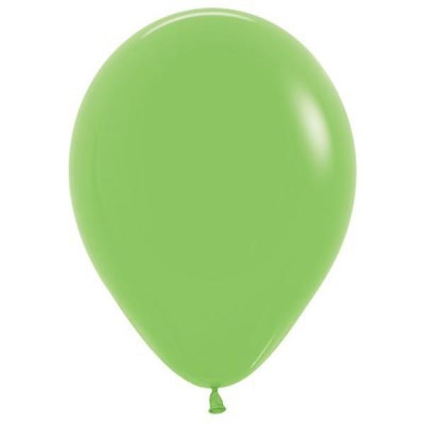 50 Pack Sempertex Fashion Lime Green Latex Balloons - 12cm
