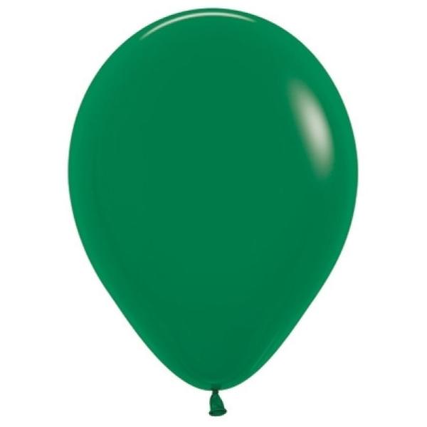 50 Pack Sempertex Fashion Forest Green Latex Balloons - 12cm