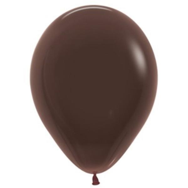 25 Pack Sempertex Fashion Chocolate Latex Balloons - 30cm