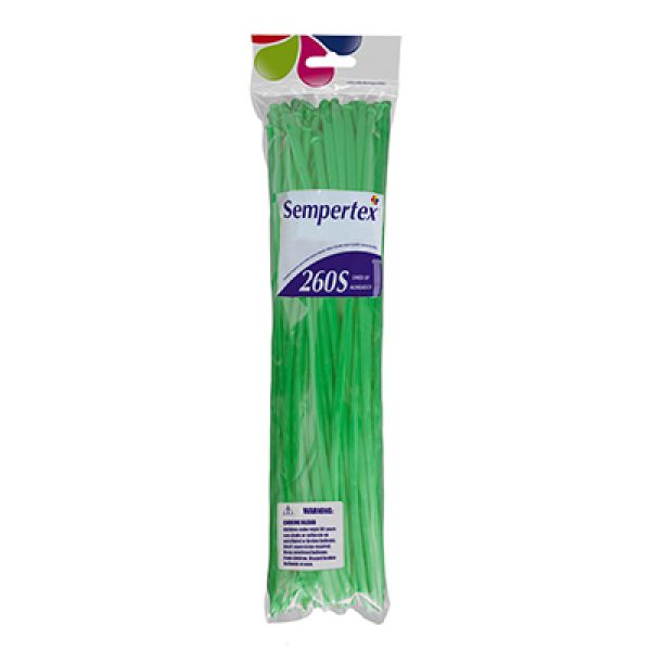 50 Pack Sempertex Fashion Green Modelling Balloons