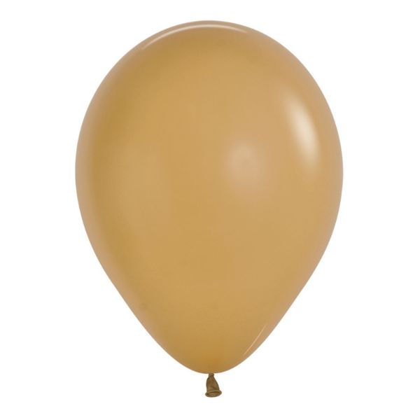 25 Pack Sempertex Fashion Latte Latex Balloons - 25cm