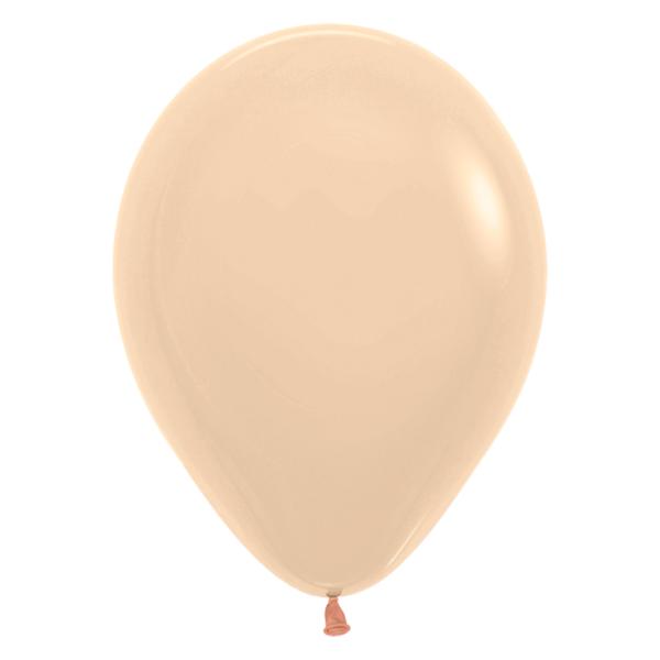 50 Pack Sempertex Pastel Matte Malibu Peach Latex Balloon - 12cm