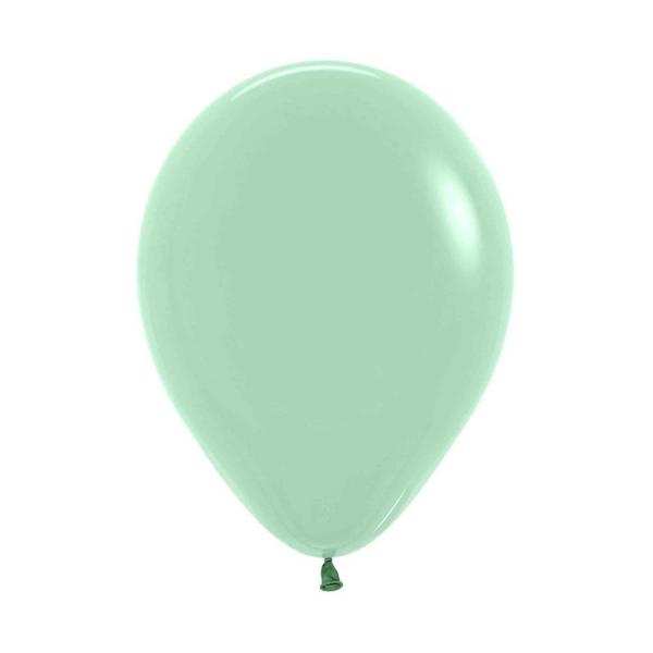 25 Pack Sempertex Pastel Dusk Green Tea Latex Balloons - 30cm
