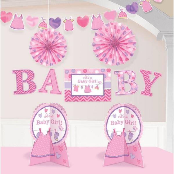 Shower With Love Baby Girl Room Decoration Kit