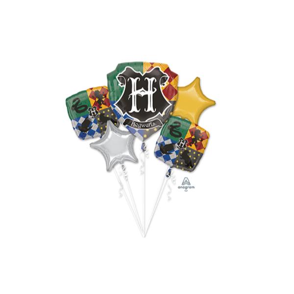 5 Pack Harry Potter Foil Balloon Bouquet - 45cm