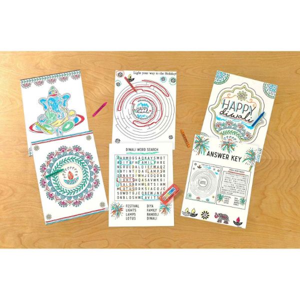 11 Pack Diwali Activity Sheets - 21cm x 28cm