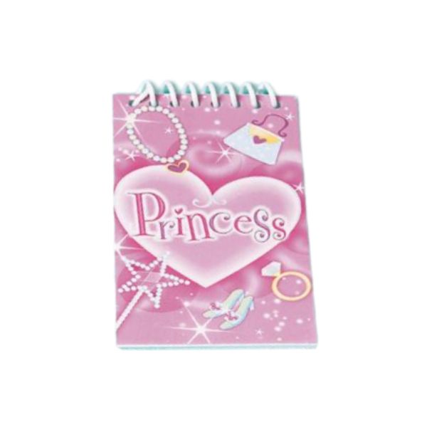 12 Pack Princess Note Pad Favor