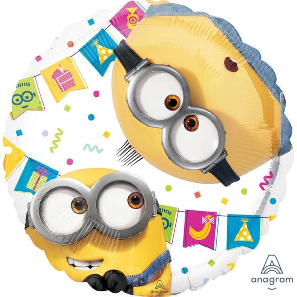 Standard HX Minions Foil Balloon - 45cm