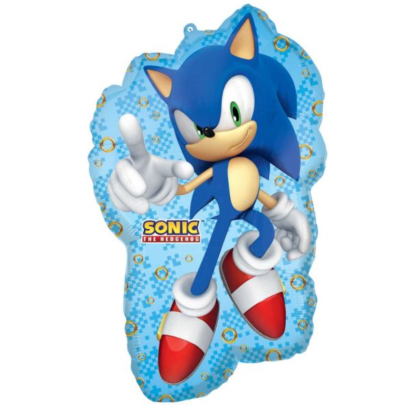 Supershape Sonic The Hedgehog Foil Balloon - 43cm x 76cm