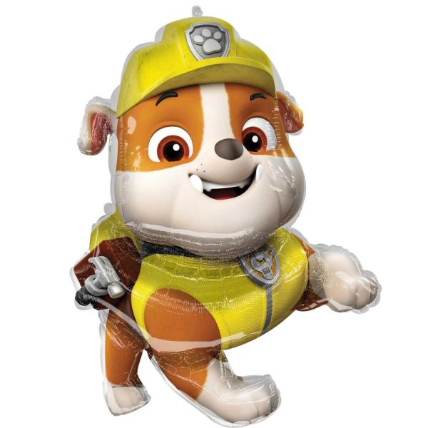 Supershape Paw Patrol Rubble Foil Balloon - 63cm x 81cm