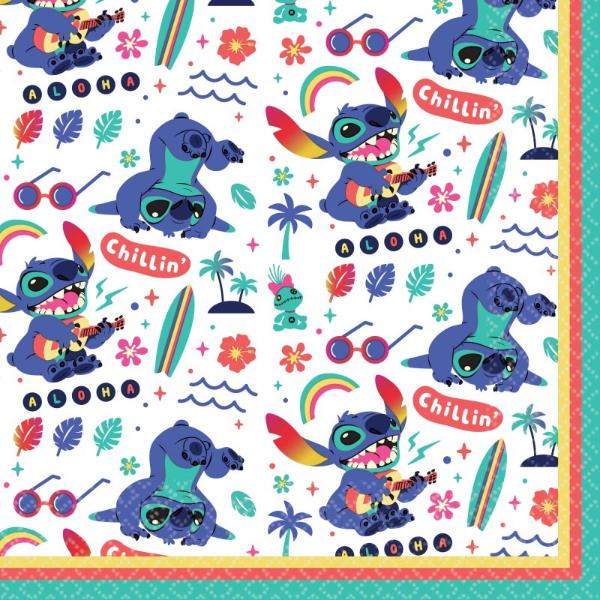 16 Pack Lily & Stitch Lunch Napkins