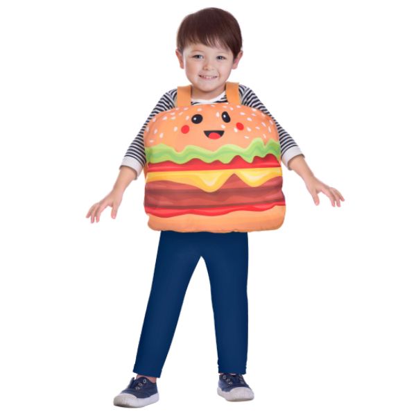 Cutie Burger Kids Costume - 5 - 7 Years