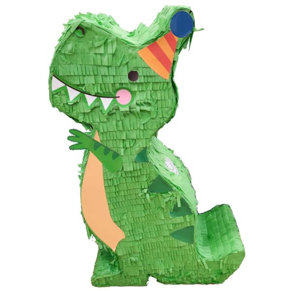 2D Dinosaur Shape Pull String Pinata - 48cm x 49.5cm x 13.5cm