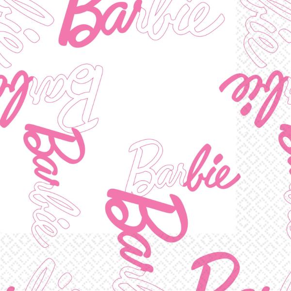 16 Pack Barbie Lunch Napkins