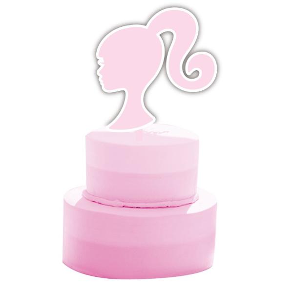 Barbie Acrylic Cake Topper - 12cm x 22cm