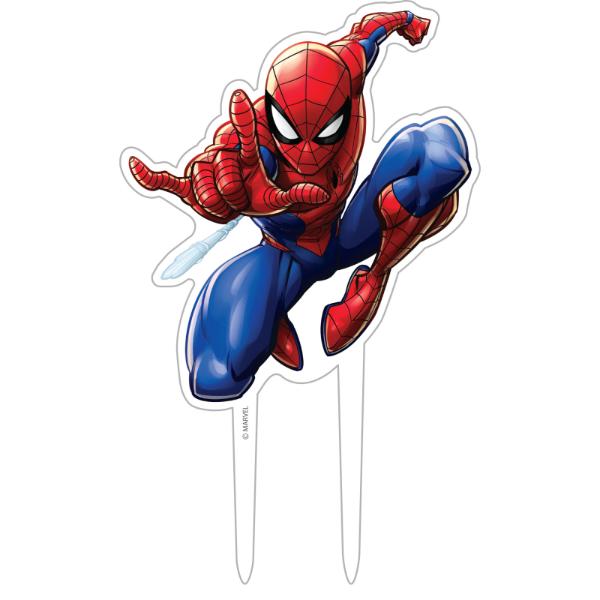 Spiderman Webbed Wonder Acrylic Cake Topper - 10cm x 17cm