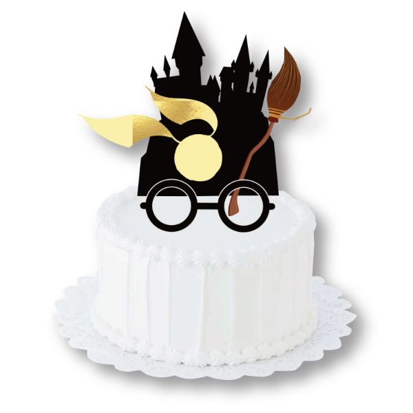 4 Pack Harry Potter Cake Topper Kit