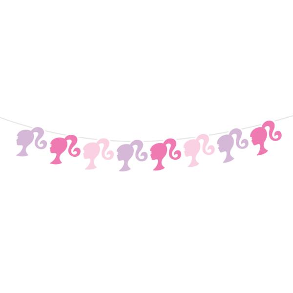 Barbie Paper Character Garland - 280cm x 18cm