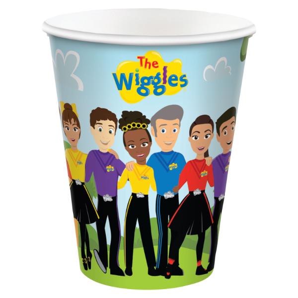 8 Pack The Wiggles Paper Cups - 266ml