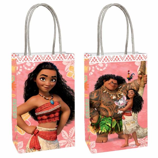 8 Pack Moana Kraft Paper Bag