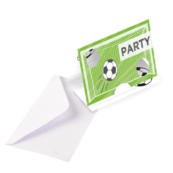 8 Pack Party Kicker Invitations