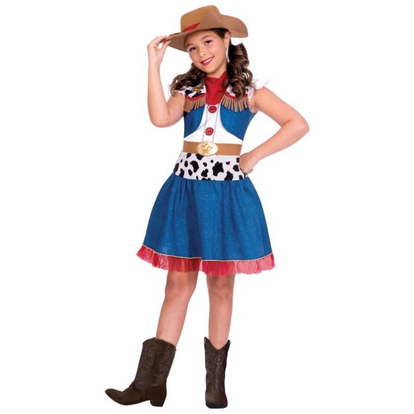 Cowgirl Cutie Kids Costume - 6 - 8 Years