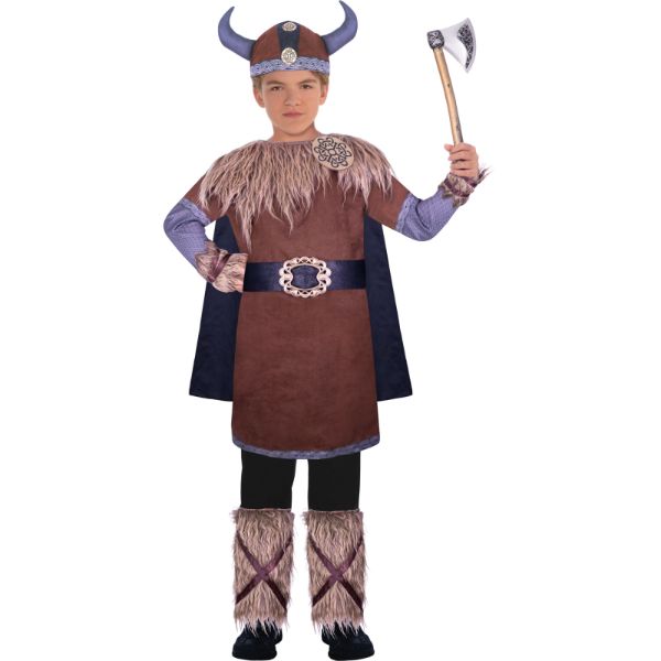 Wild Viking Warrior Costume - 4 - 6 Years