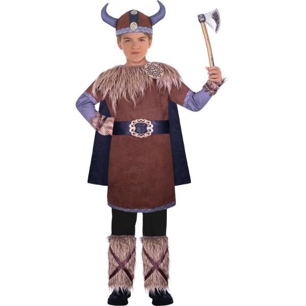 Wild Viking Warrior Costume - 12 - 14 Years