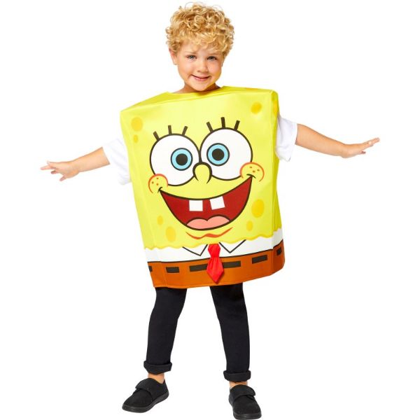 Spongebob Boys Costume - 8 - 12 Years