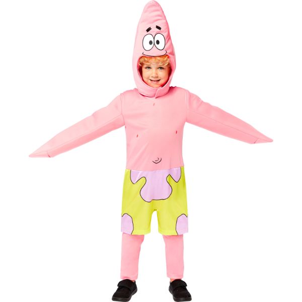 Spongebob Patrick Boys Costume - 6 - 8 Years
