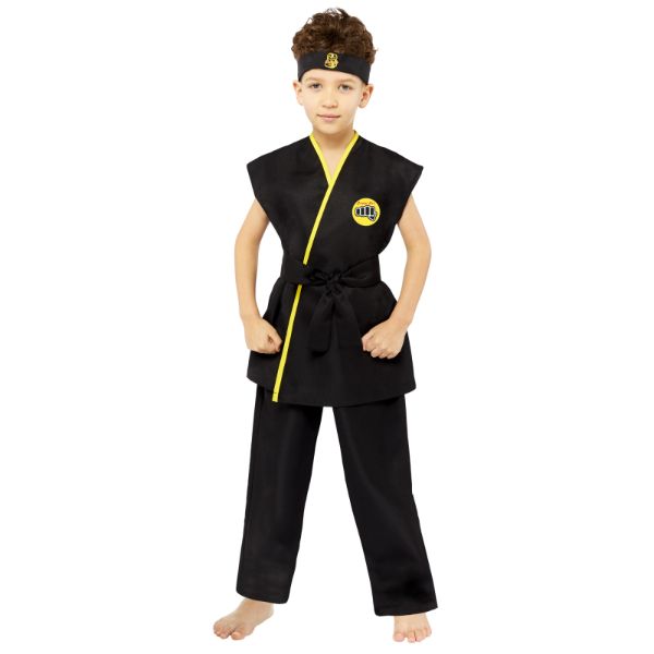 Kids Cobra Kai Gi Costume - 6 - 8 Years