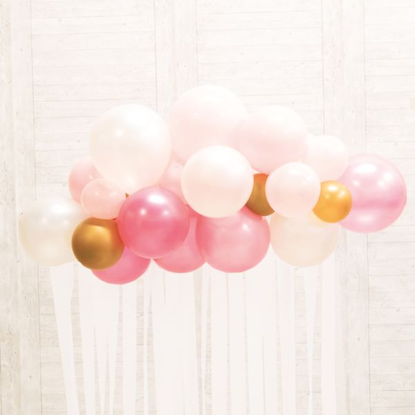 Pink Botanical Celebration Balloon Garland Backdrop Kit
