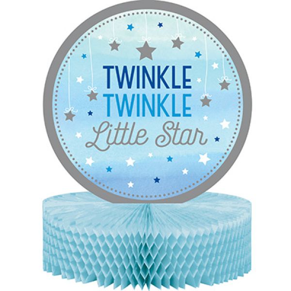 Twinkle Twinkle Little Star Boy Centrepiece Honeycomb - 30cm x 22cm