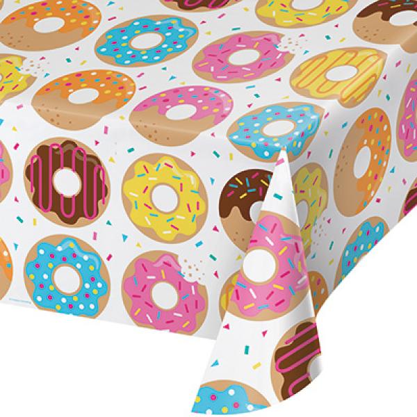 Reusable Donut Time All Over Print Tablecover - 137cm x 259cm