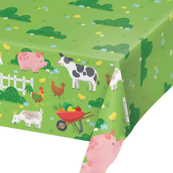 Farm Animals Paper Table Cover