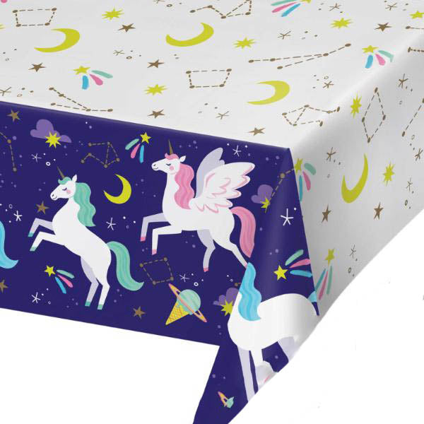 Unicorn Galaxy Paper Table Cover