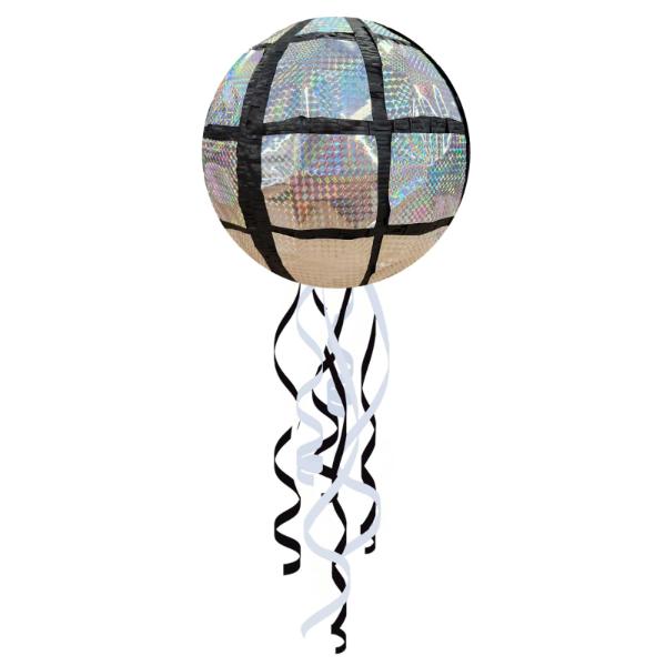 3D Disco Ball Shape Pull String Pinata