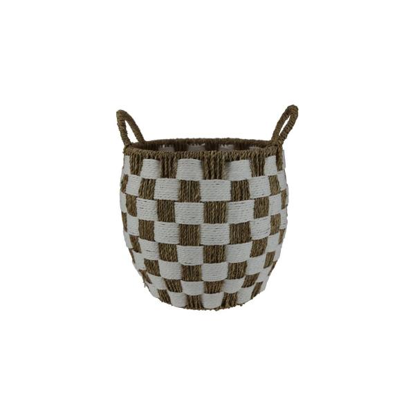 Seagrass Decor Storage Basket - 38cm x 31cm