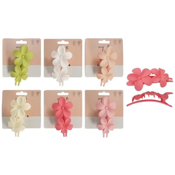 Double Frangipani Clip - 11cm