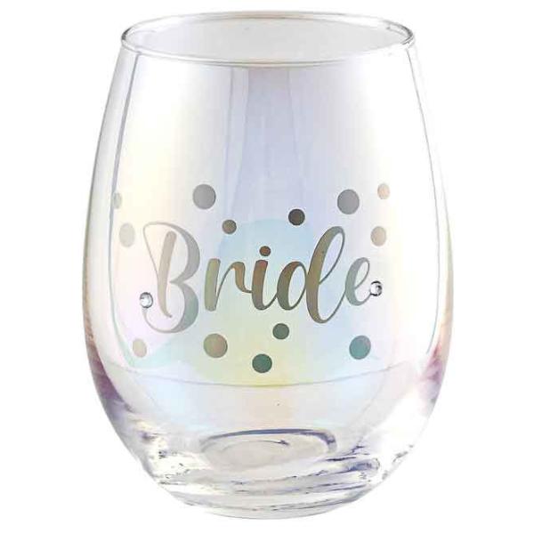 Bride Stemless Holographic Glass - 560ml
