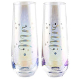 Load image into Gallery viewer, 2 Pack Mr & Mrs Stemless Glass Set - 280ml