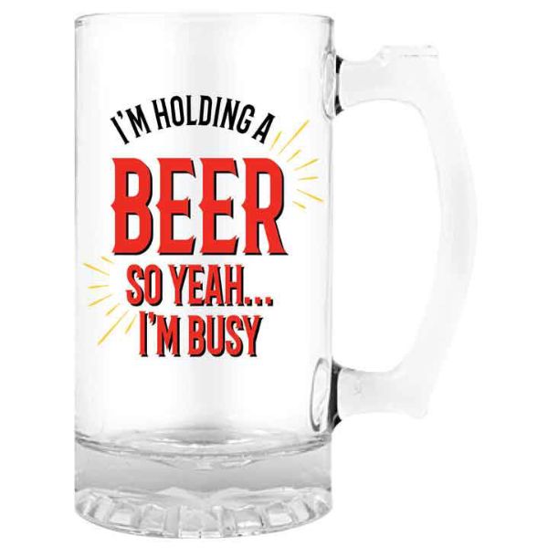 Im Holding A Beer Stein - 490ml