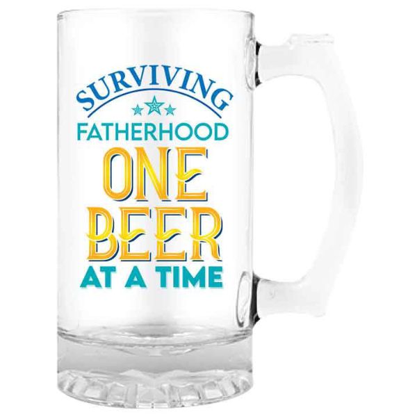Surviving Fatherhood Beer Stein - 490ml