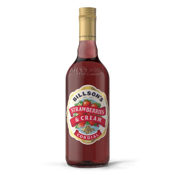 Billson's Strawberries & Cream Cordial - 700ml
