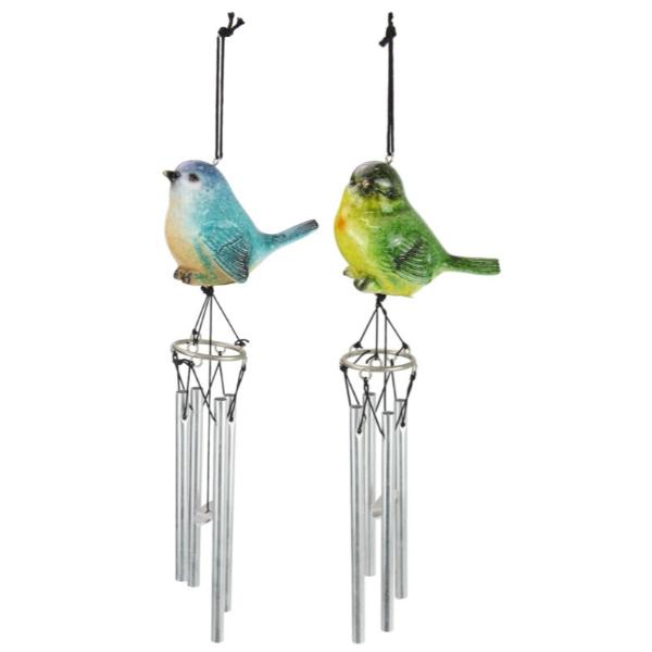 Marble Bird Wind Chime - 37cm