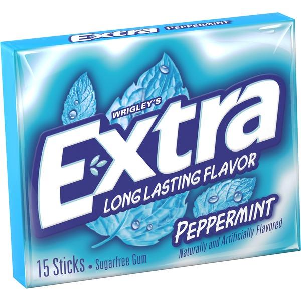 Wringleys Extra 15 Sticks Sugarfree Peppermint Gum